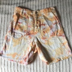 SOLD* We the Free FP tie dye baggy shorts